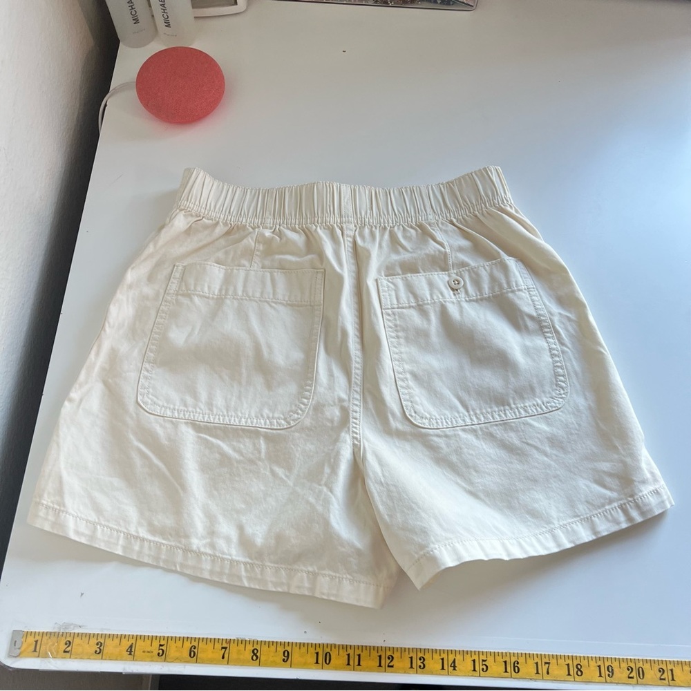 Denim Pull-On Paperbag Utility Shorts Garment-Dyed Edition Size 27 NWT
Cream - Picture 5 of 6